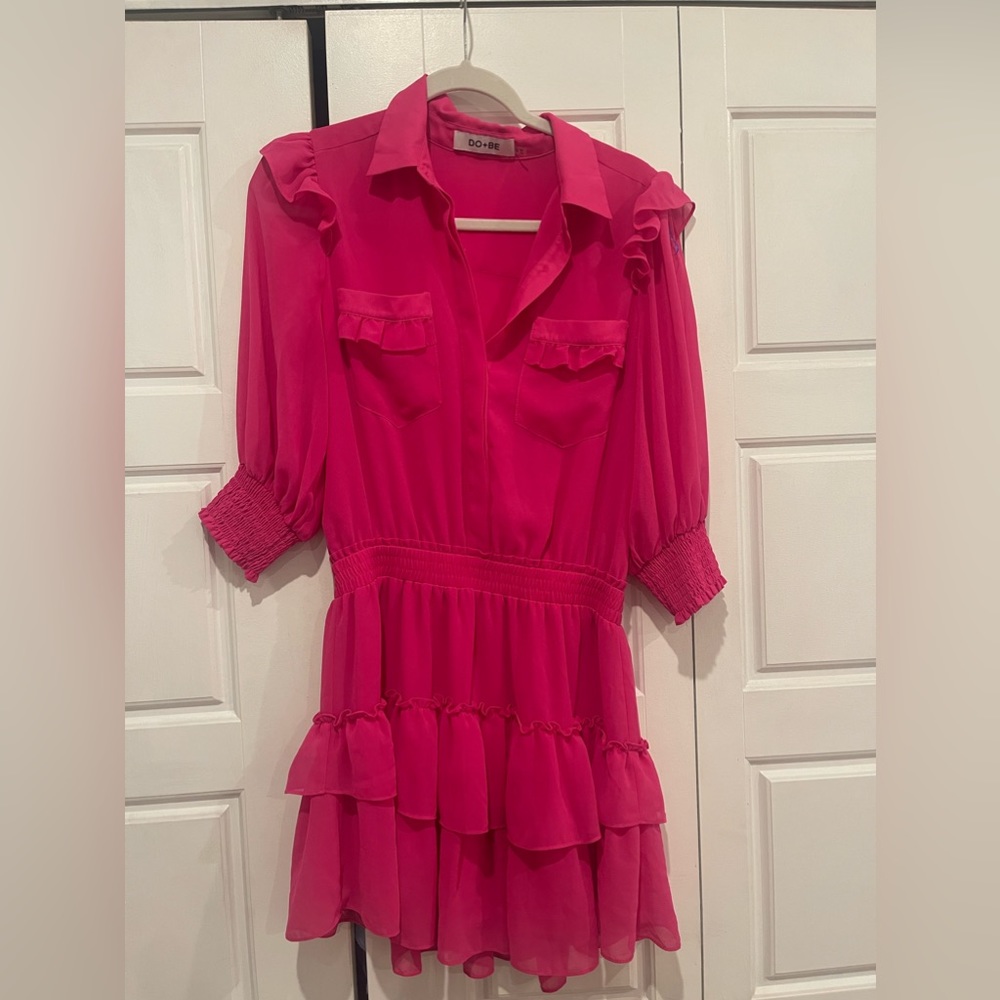 Do+Be Pink Ruffle Dress - Picture 2 of 2